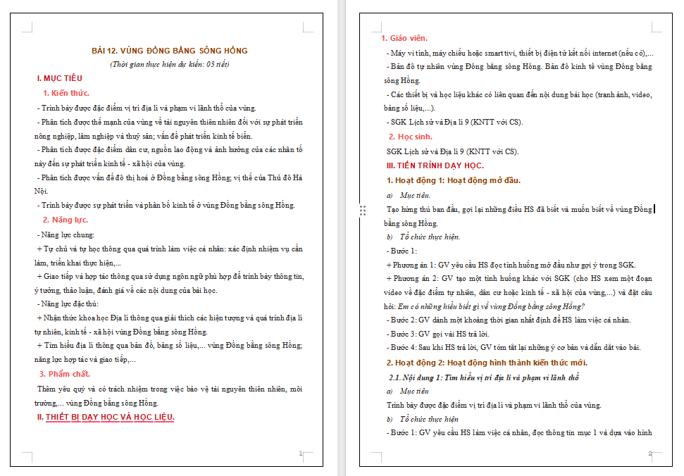 Giáo án PowerPoint Địa lí 9 Kết nối Bài 12