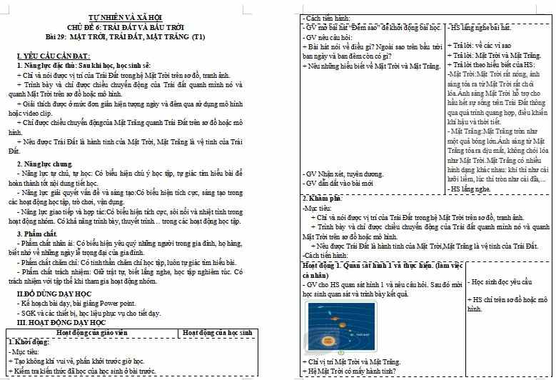 Giáo án Tự nhiên và xã hội lớp 3 Bài 26: Xác định các phương trong không gian