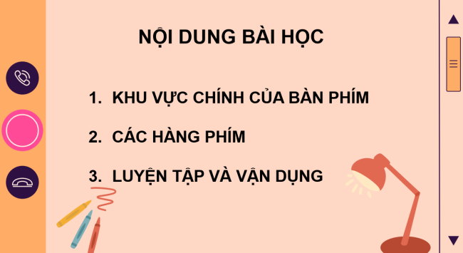 PowerPoint Tin học 3 Bài 1: Em làm quen với bàn phím