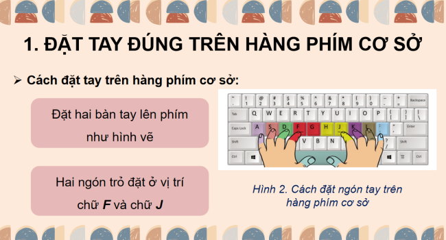 PowerPoint Tin học 3 Bài 2: Em tập gõ hàng phím cơ sở
