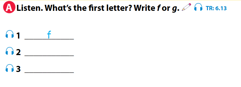 Tiếng Anh lớp 1 Wonderful World Unit 6 Lesson 6 minh họa 1