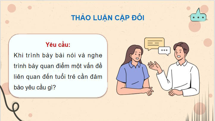 Ngữ văn 12 Bài 7: Trình bày quan điểm về một vấn đề liên quan đến tuổi trẻ