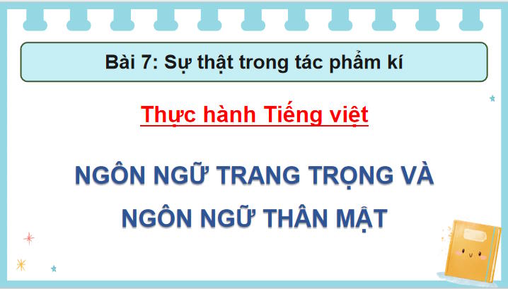 Ngữ văn 12 Bài 7: Thực hành tiếng Việt