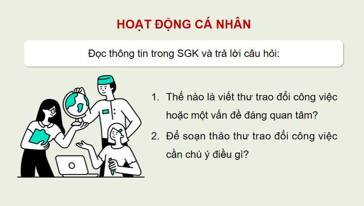 Ngữ văn 12 Bài 8: Viết thư trao đổi về công việc hoặc một vấn đề đáng quan tâm