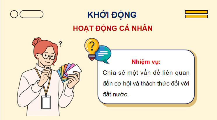 Ngữ văn 12 Bài 9: Thuyết trình về một vấn đề liên quan đến cơ hội và thách thức đối với đất nước