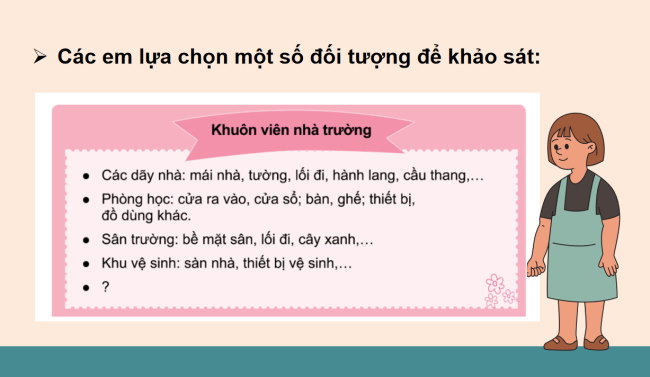 PowerPoint Tự nhiên và xã hội 3 Bài 7: Thực hành Khảo sát về sự an toàn của trường học