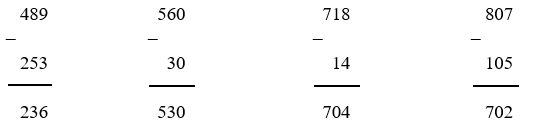 Giải vở bài tập Toán lớp 2 Phép trừ không nhớ trong phạm vi 1000 (trang 88)- Chân trời sáng tạo