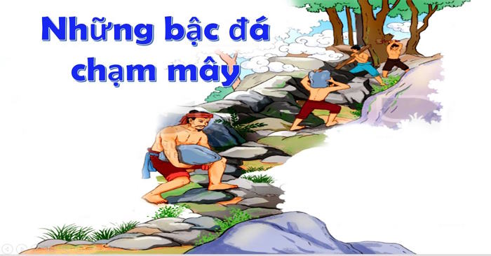 Những bậc đá chạm mây