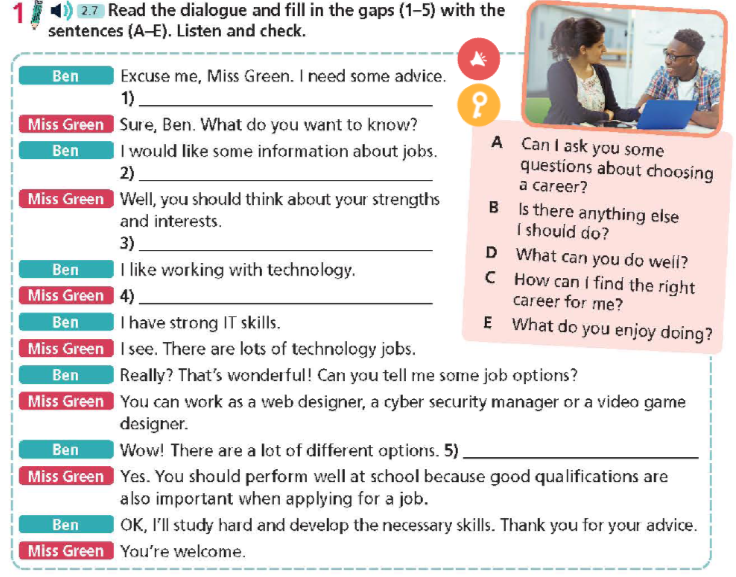 Tiếng Anh lớp 9 Unit 4 4d Everyday English minh họa 1