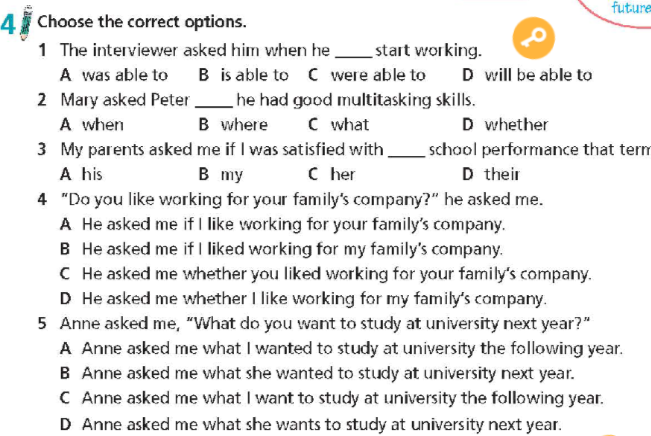 Tiếng Anh lớp 9 Unit 4 4e Grammar minh họa 5