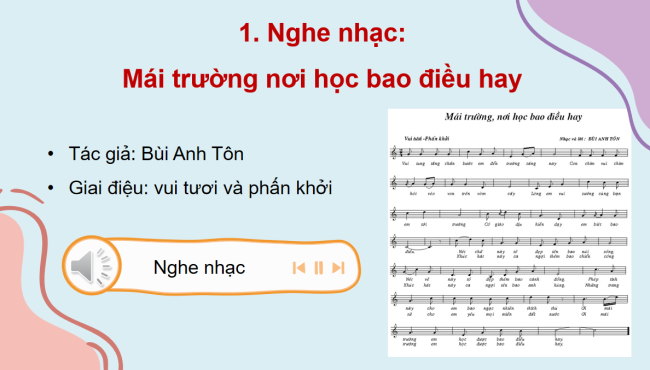 PowerPoint Âm nhạc 3 Chủ đề 5 Tiết 3