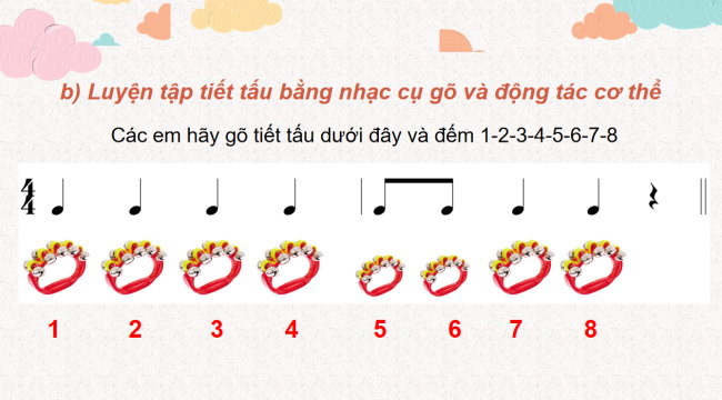 PowerPoint Âm nhạc 3 Chủ đề 6 Tiết 4: Nhạc cụ. Vận dụng: Nghe âm sắc đoán tên nhạc cụ