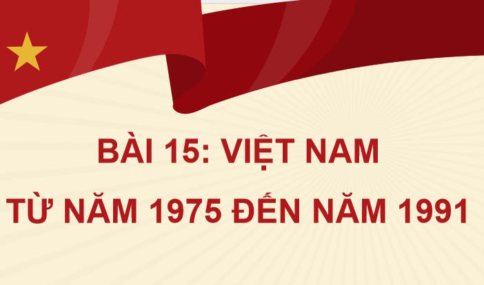 Việt Nam từ năm 1975 đến 1991