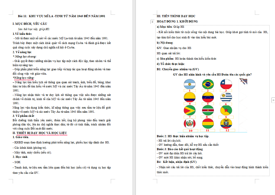 Khu vực Mỹ La tinh từ năm 1945 đến năm 1991