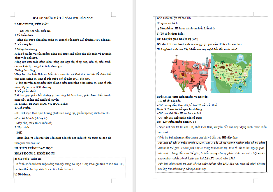 Nước Mỹ từ năm 1991 đến nay