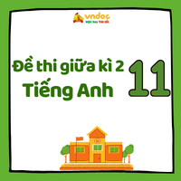 Đề thi giữa kì 2 Tiếng Anh 11 Global Success số 6
