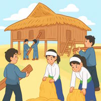 Truyện cổ tích: Sự tích nhà sàn