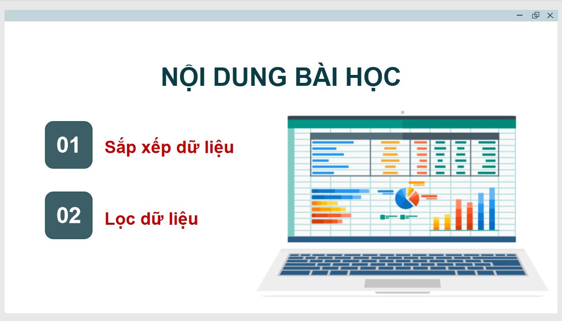 PowerPoint Tin học 8 CTST Bài Sắp xếp, lọc dữ liệu