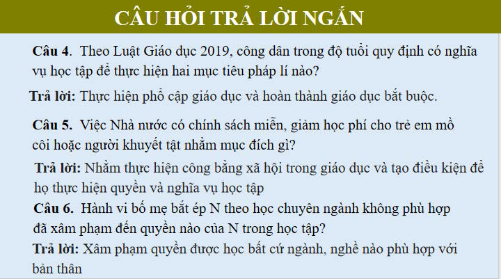 Giáo án ôn thi tốt nghiệp môn Giáo dục Kinh tế và Pháp luật 12 Bài 11