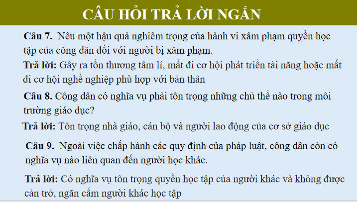 Giáo án ôn thi tốt nghiệp môn Giáo dục Kinh tế và Pháp luật 12 Bài 11