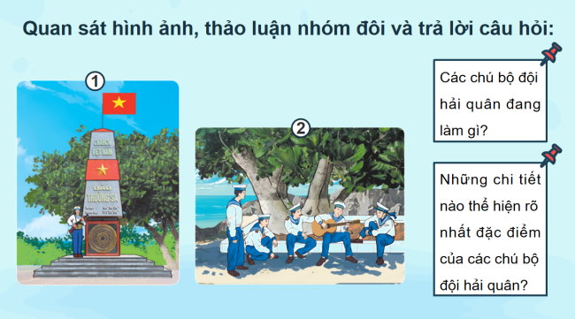PowerPoint Mĩ thuật 5 Bài 11: Bộ đội hải quân