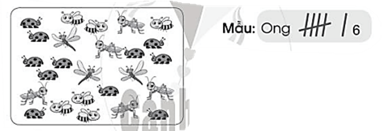 Vở bài tập Toán lớp 2 Bài 90: Thu thập – Kiểm đếm (trang 81) | Cánh diều