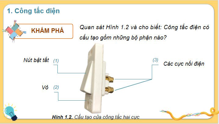 Thiết bị đóng cắt và lấy điện trong gia đình