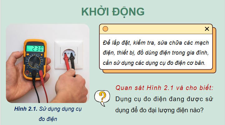 Dụng cụ đo điện cơ bản