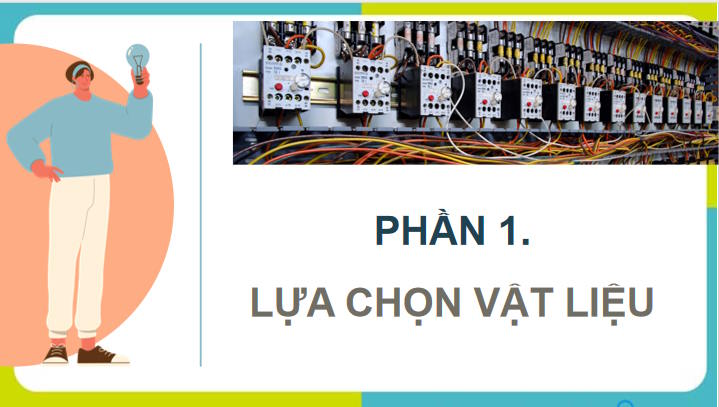 Vật liệu thiết bị và dụng cụ dùng cho lắp đặt mạng điện trong nhà