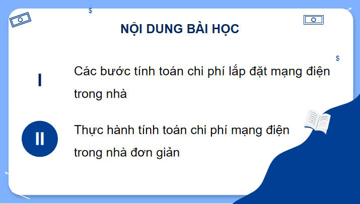 Tính toán chi phí mạng điện trong nhà