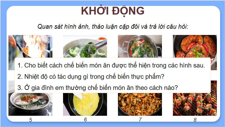 Chế biến thực phẩm có sử dụng nhiệt