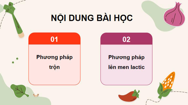 Chế biến thực phẩm không sử dụng nhiệt