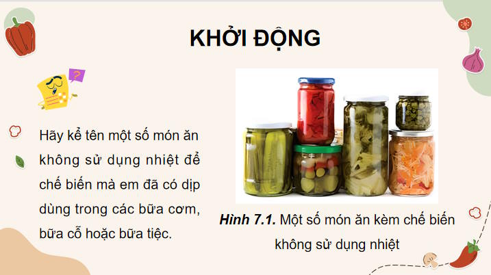 Chế biến thực phẩm không sử dụng nhiệt