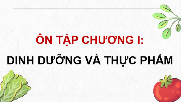 Dinh dưỡng và thực phẩm