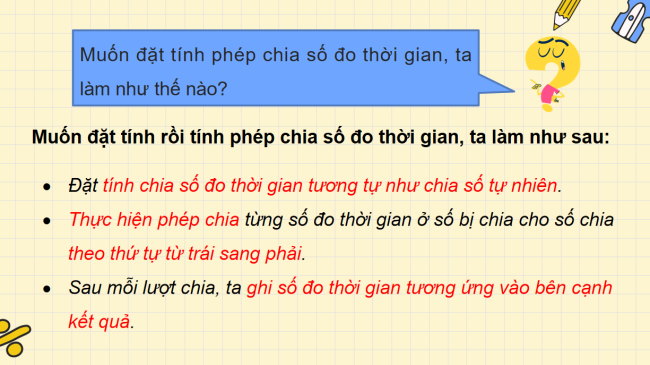 PowerPoint dạy thêm Toán 5 Bài 58: Nhân, chia số đo thời gian với một số