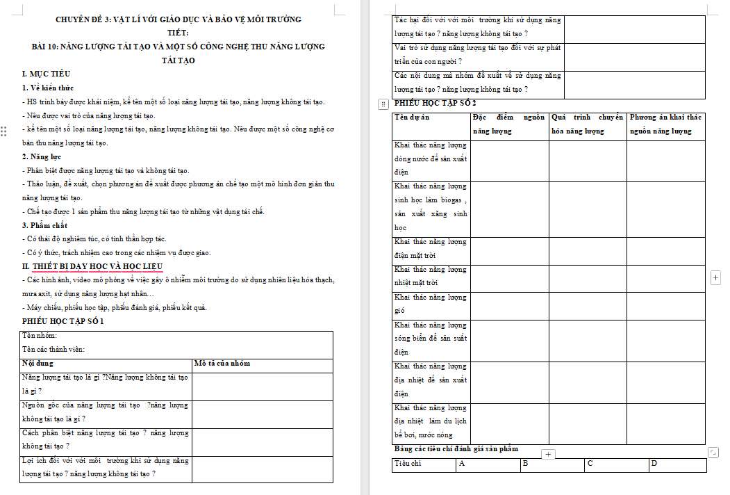 Giáo án PowerPoint Chuyên đề học tập Vật lí 10 Bài 10