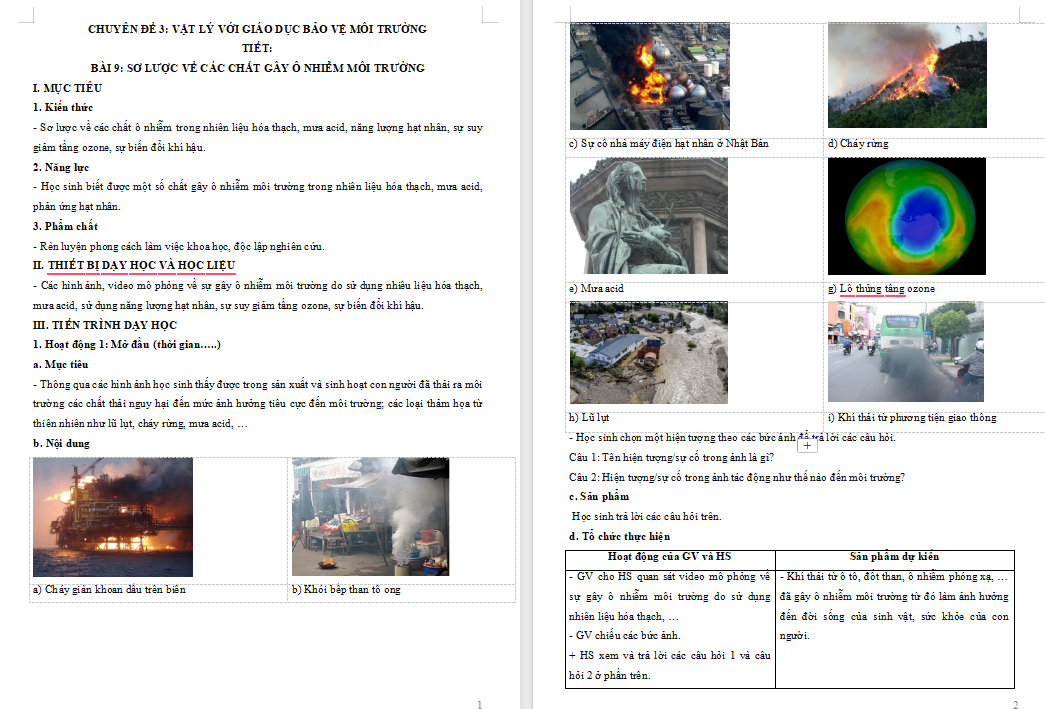 Giáo án PowerPoint Chuyên đề học tập Vật lí 10 Bài 9