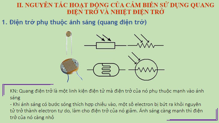 Giáo án Chuyên đề Vật lí 11 Bài 7: Cảm biến