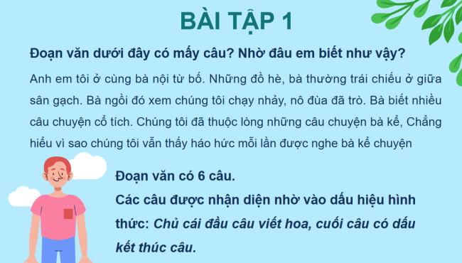 PowerPoint Tiếng Việt 4 Bài 1: Câu
