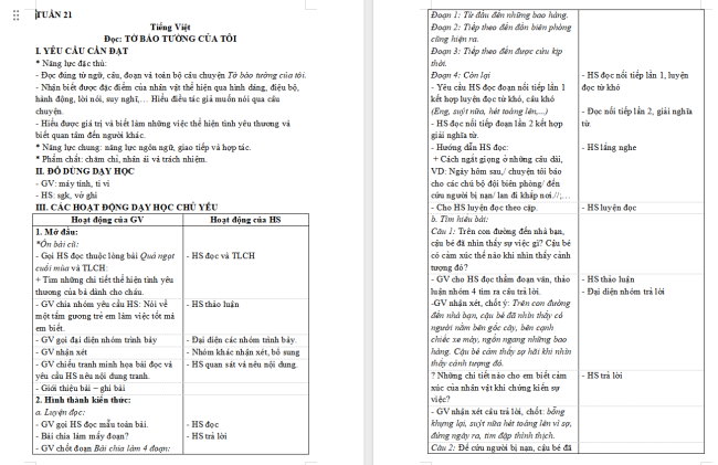Giáo án Tiếng Việt 4 Bài 5: Tờ báo tường của tôi