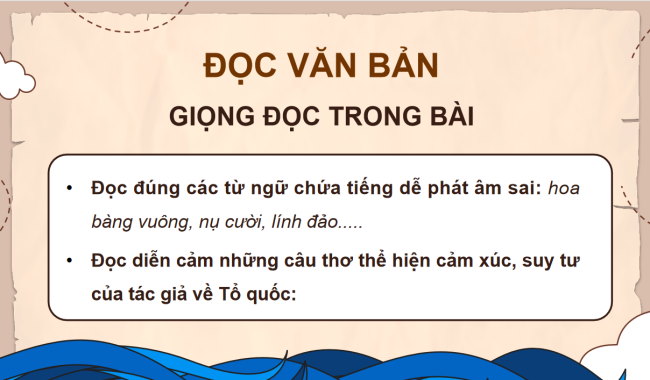 PowerPoint Tiếng Việt 4 Bài 10: Cảm xúc Trường Sa