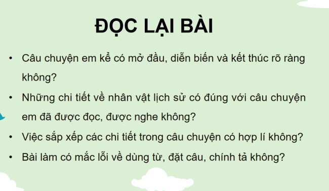 PowerPoint Tiếng Việt 4 Bài 11: Trả bài văn kể lại một câu chuyện