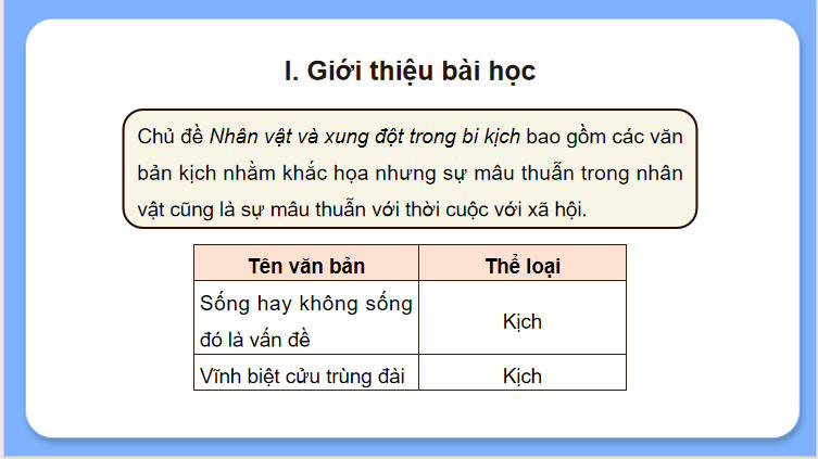 Sống hay không sống đó là vấn đề