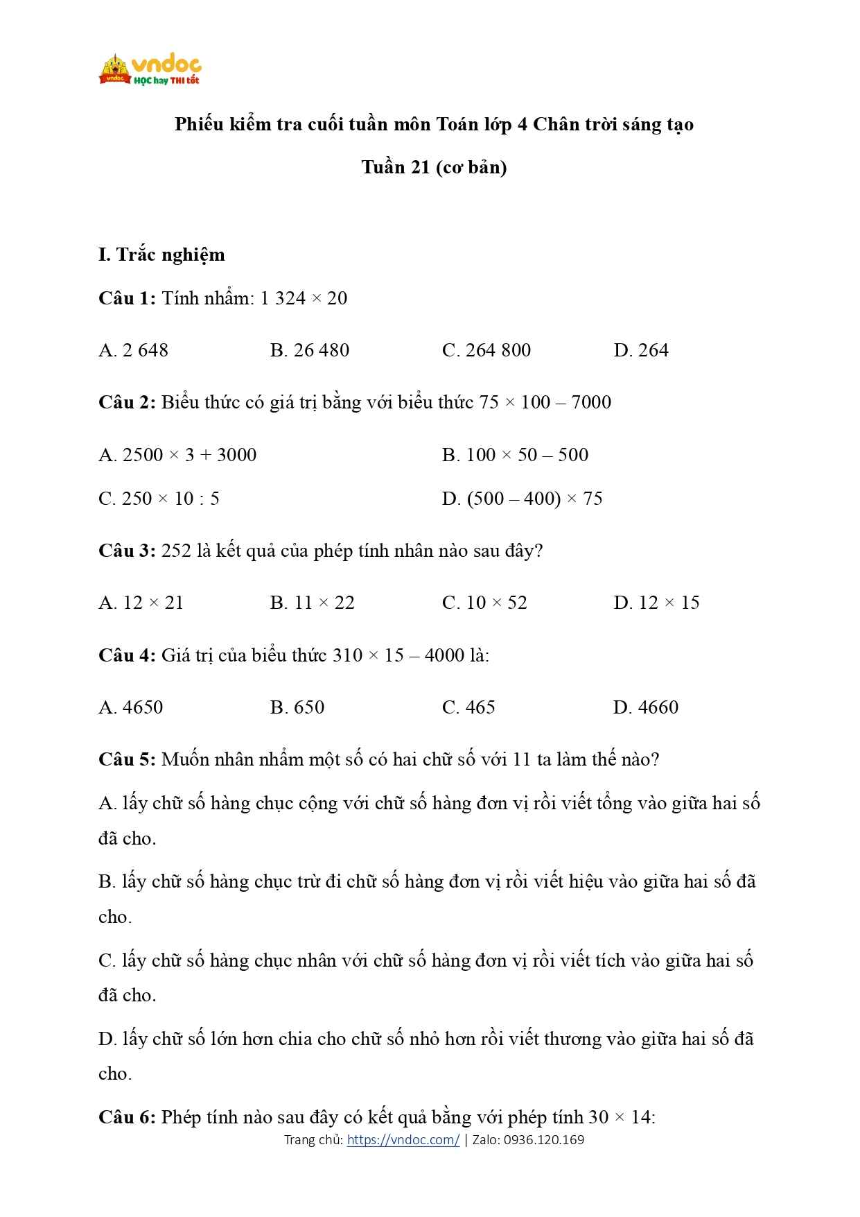 phieu bai tap cuoi tuan 21 toan 4 co ban ctst page 0001*881090