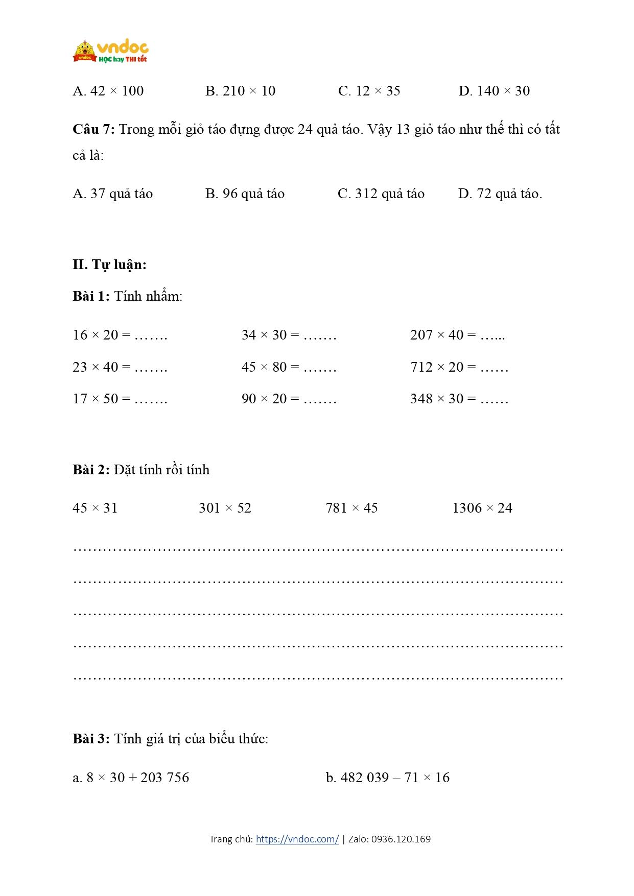 phieu bai tap cuoi tuan 21 toan 4 co ban ctst page 0002*881091
