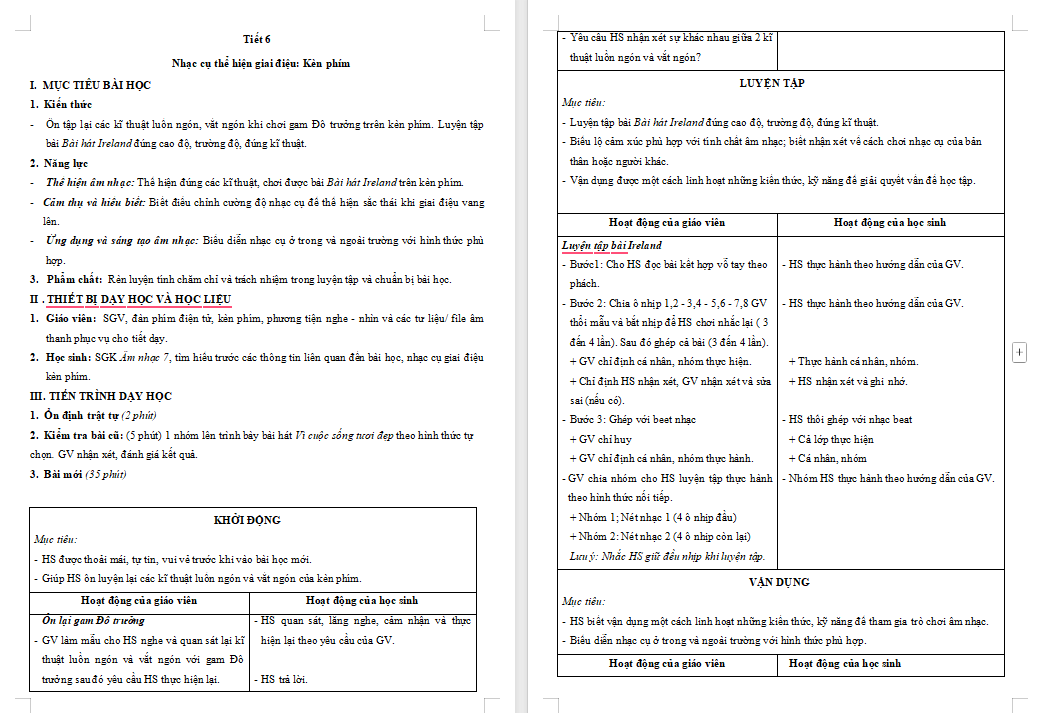 Giáo án PowerPoint Âm nhạc 7 Tiết 7