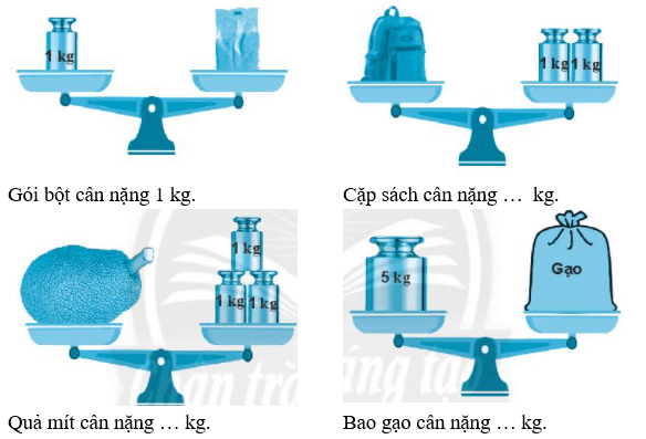 Giải vở bài tập Toán lớp 2 Ki-lô-gam (trang 91) - Chân trời sáng tạo