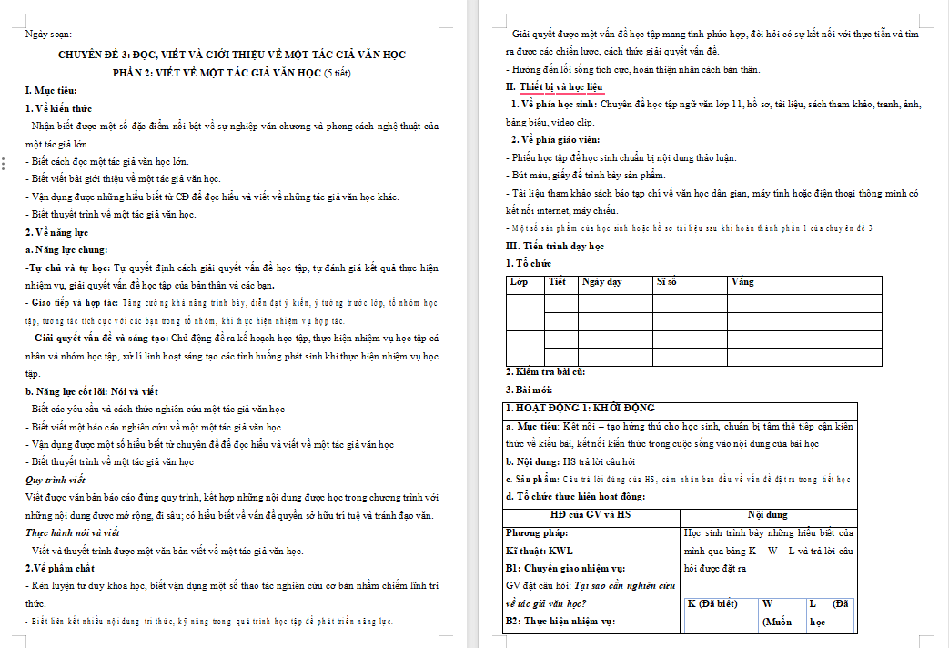 Viết về một tác giả văn học
