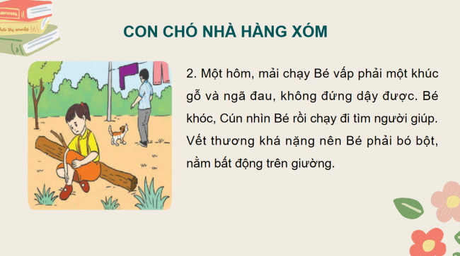 PowerPoint Tiếng Việt 2 Bài 20: Con chó nhà hàng xóm