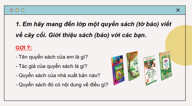 PowerPoint Tiếng Việt 2 Bài 21: Đọc sách báo viết về cây cối